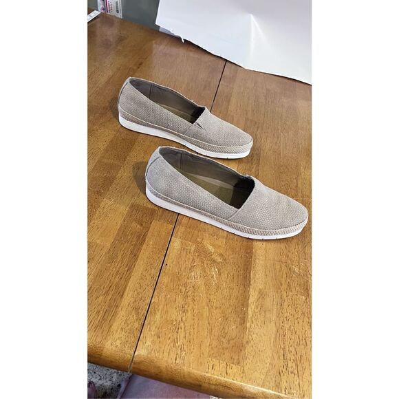 DONALD J. PLINER PALMS WOMENS TAUPE SUEDE ESPADRILLE LOAFERS SHOES SZ 8.5 - Picture 5 of 11